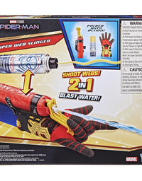 Spider-Man Hasbro Marvel Super Web Slinger Role-Play Toy, Includes Web Fluid, 2-in-1 Shoots Webs or Water, for Kids Ages 5 and Up
