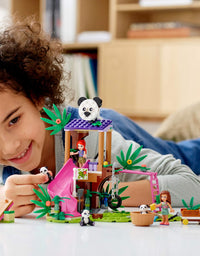LEGO Friends Panda Jungle Tree House 41422 Building Toy; Includes 3 Panda Minifigures for KidsWho Love Wildlife Animals Friends Mia and Olivia (265 Pieces)
