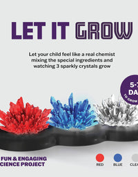 Crystal Growing Kit for Kids - Science Experiments for Boys and Girls Ages 6-12 Year Old Girl Gifts - Boy Craft Toys STEM Crafts Activities, DIY Projects Kits - Gift for Kids age 6 7 8 9 10 11 & 12
