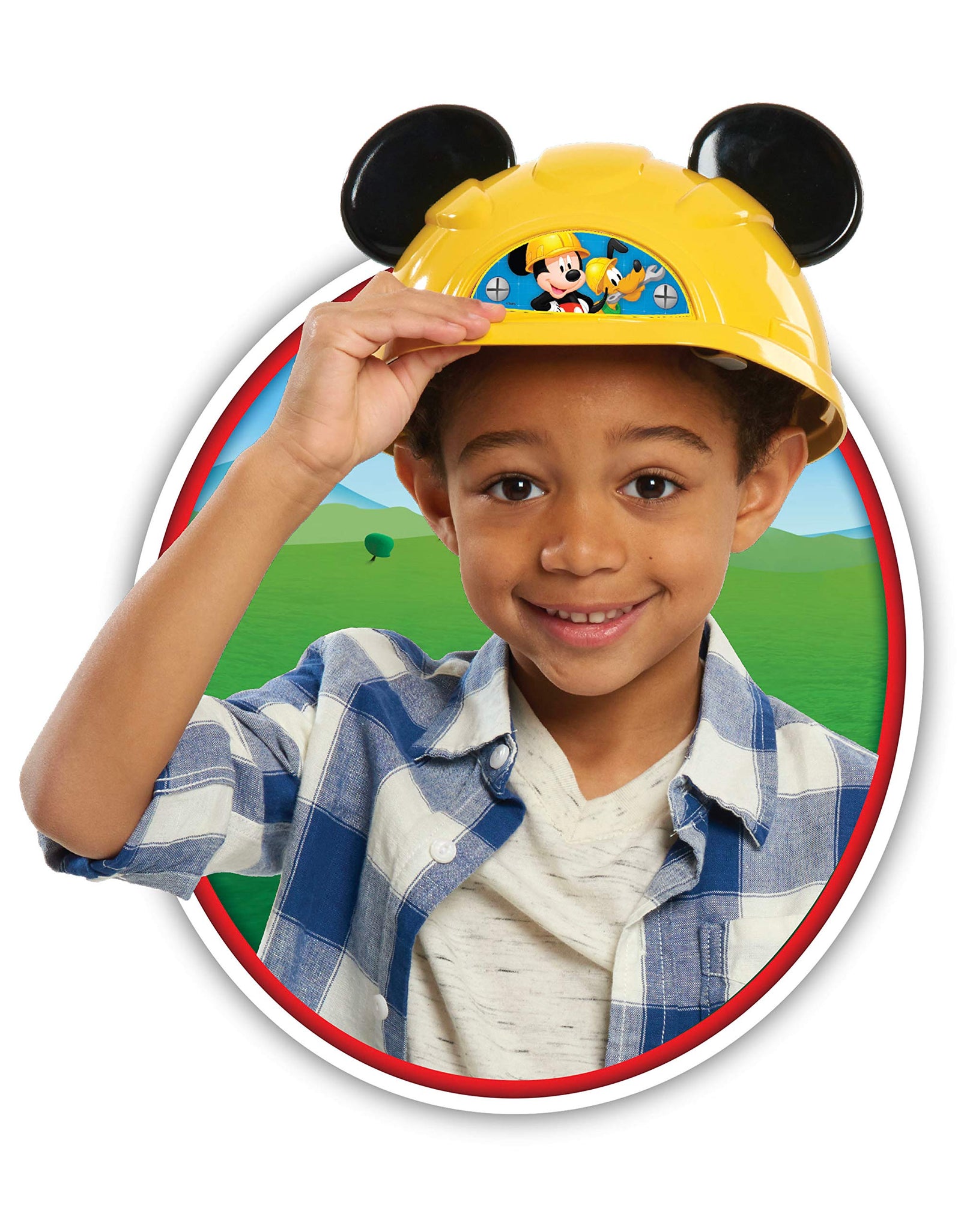 Disney Junior Mickey Mouse Handy Helper Tool Bucket Construction Role Play Set, 25-pieces, by Just Play