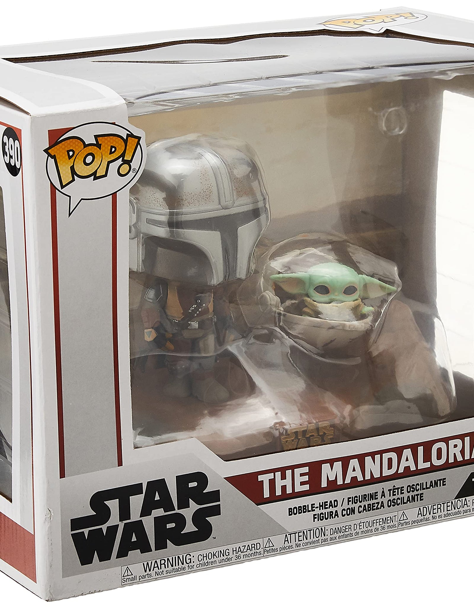 Funko Pop! Moment Star Wars: The Mandalorian - Mandalorian and The Child Vinyl Bobblehead