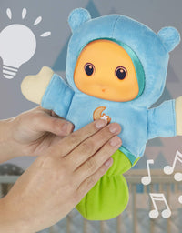 Playskool Lullaby Gloworm Toy with 6 lullaby tunes, Blue (Amazon Exclusive) Blue, Green
