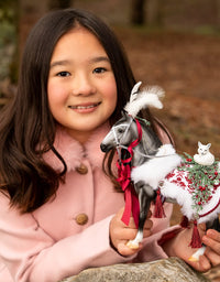 Breyer Horses 2021 Holiday Collection | Traditional Series Holiday Horse - Arctic Grandeur | Model #700124
