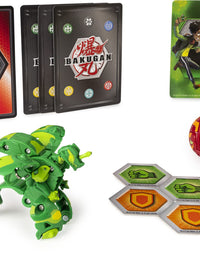 Bakugan Starter Pack 3-Pack, Fenneca Ultra, Geogan Rising Collectible Action Figures, Kids Toys for Boys
