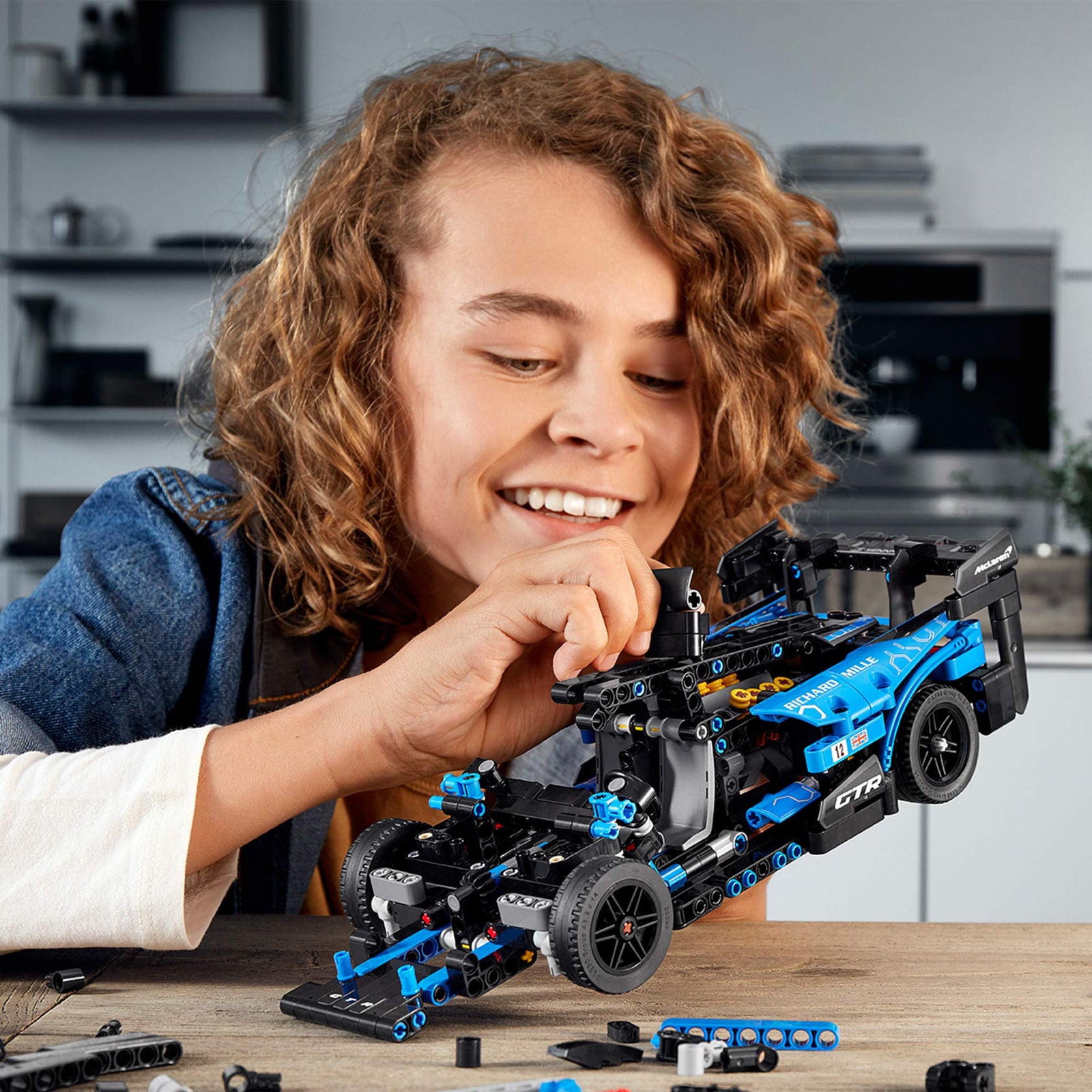 LEGO Technic McLaren Senna GTR 42123 Toy Car Model Building Kit; Build and Display an Authentic McLaren Supercar, New 2021 (830 Pieces)