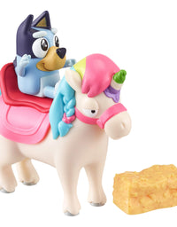 Bluey Vehicle and Figure Pack, 2.5-3" Articulated Figures - Unipony (13050)
