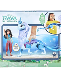 Disney's Raya and The Last Dragon Color Splash Raya and Sisu Dragon, Water Toy for Kids 3 and Up
