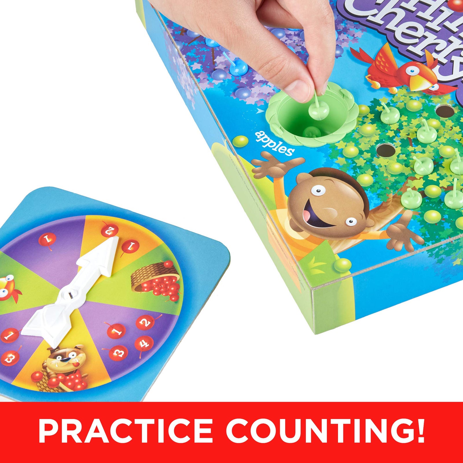 Hasbro Hi Ho! Cherry-O Board Game for 2 to 4 Players Kids Ages 3 and Up (Amazon Exclusive)