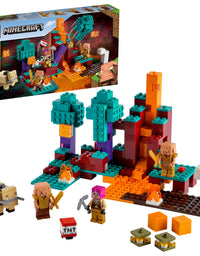 LEGO Minecraft The Warped Forest 21168 Hands-on Minecraft Nether Creative Playset; Fun Warped Forest Building Toy Featuring Huntress, Piglin and Hoglin, New 2021 (287 Pieces)
