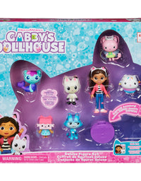 Gabby's Dollhouse, Deluxe Figure Gift Set with 7 Toy Figures and Surprise Accessory, Kids Toys for Ages 3 and up
