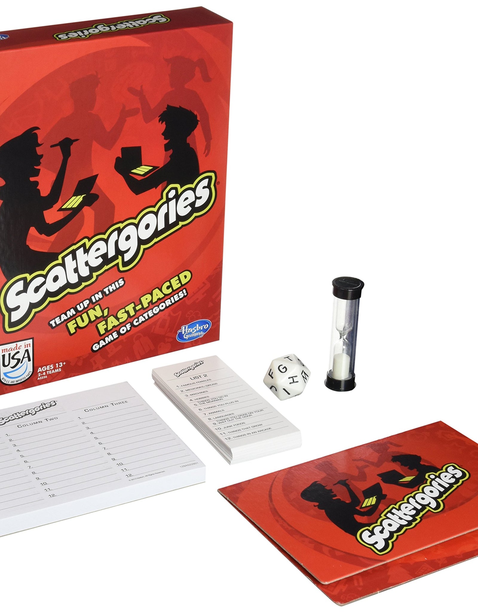 Scattergories Game