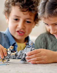 LEGO Star Wars at-at vs. Tauntaun Microfighters 75298 Building Kit; Awesome Buildable Toy Playset for Kids Featuring Luke Skywalker and at-at Driver Minifigures, New 2021 (205 Pieces)
