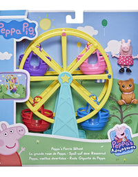 Hasbro Peppa Pig Peppa’s Adventures Peppa’s Ferris Wheel Playset Preschool Toy, with Peppa Pig Figure and Accessory for Kids Ages 3 and Up
