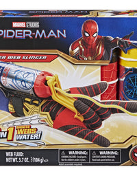 Spider-Man Hasbro Marvel Super Web Slinger Role-Play Toy, Includes Web Fluid, 2-in-1 Shoots Webs or Water, for Kids Ages 5 and Up
