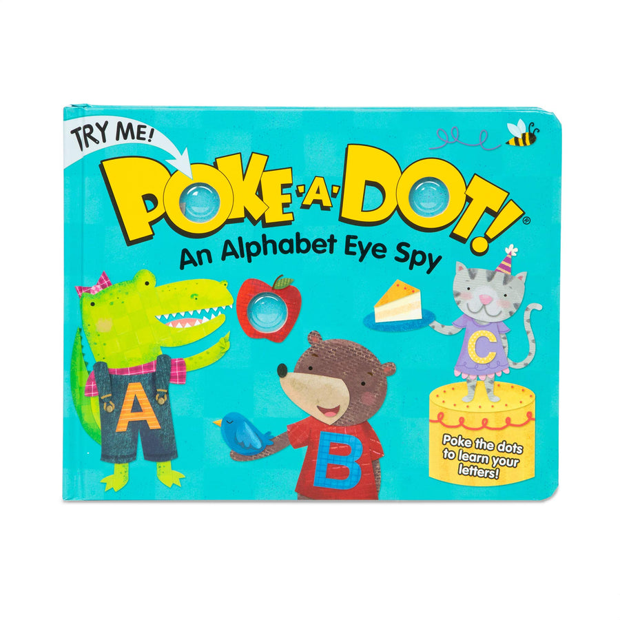 Melissa & Doug Children's Book - Poke-a-Dot: An Alphabet Eye Spy (Board Book with Buttons to Pop)