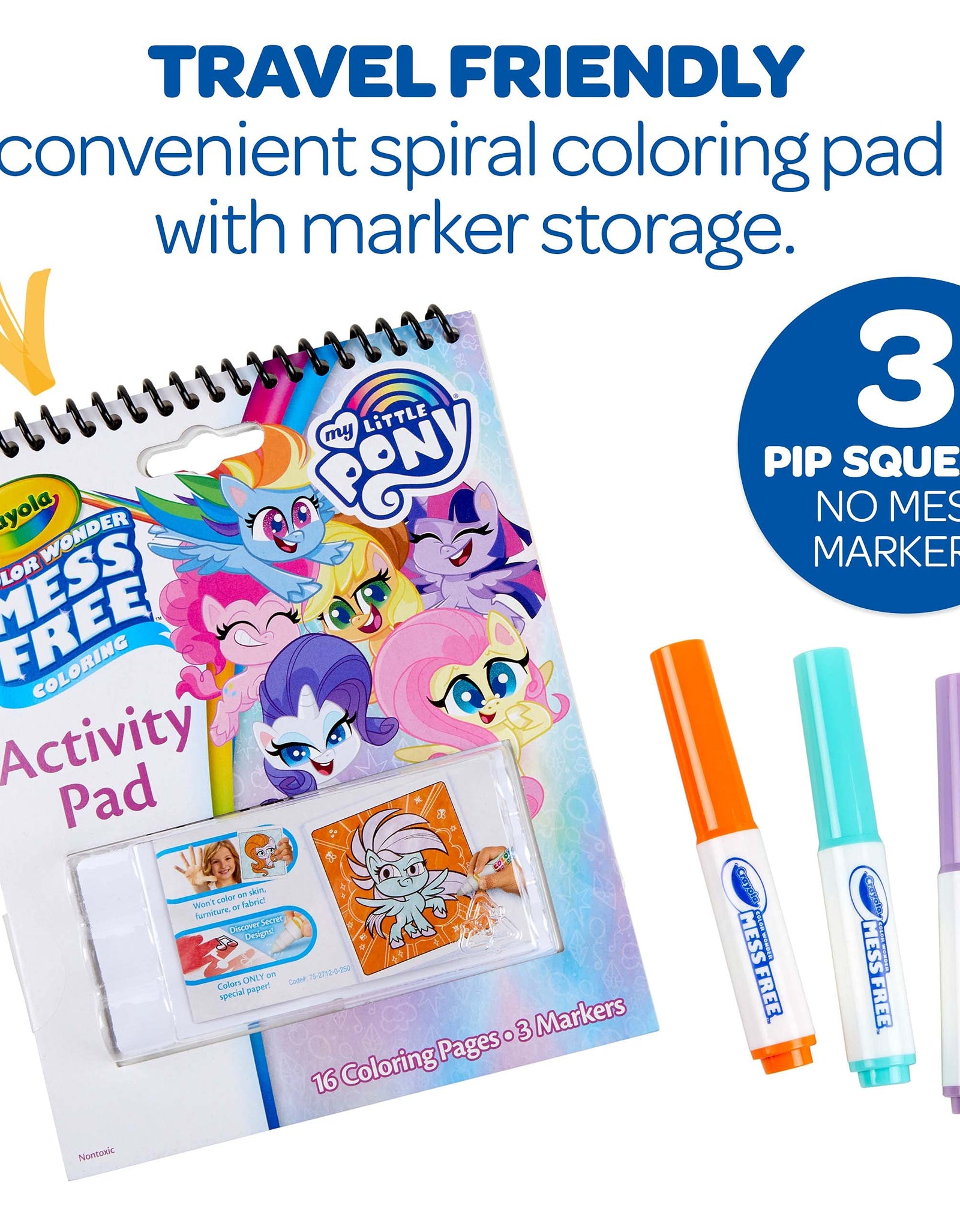 Crayola My Little Pony Color Wonder Activity Pad, Mess Free Coloring, Gift for Kids