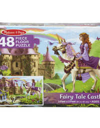 Melissa & Doug Fairy Tale Castle Jumbo Jigsaw Floor Puzzle (48 pcs, 2 x 3 feet)
