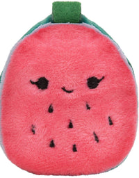 Squishville by Squishmallows Mini Plush Fruit Squad, Six 2” Soft Minimallow Fruit Plush, Irresistibly Soft Colorful Fruits, Mini Peach, Pineapple, and Watermelon Squishmallows
