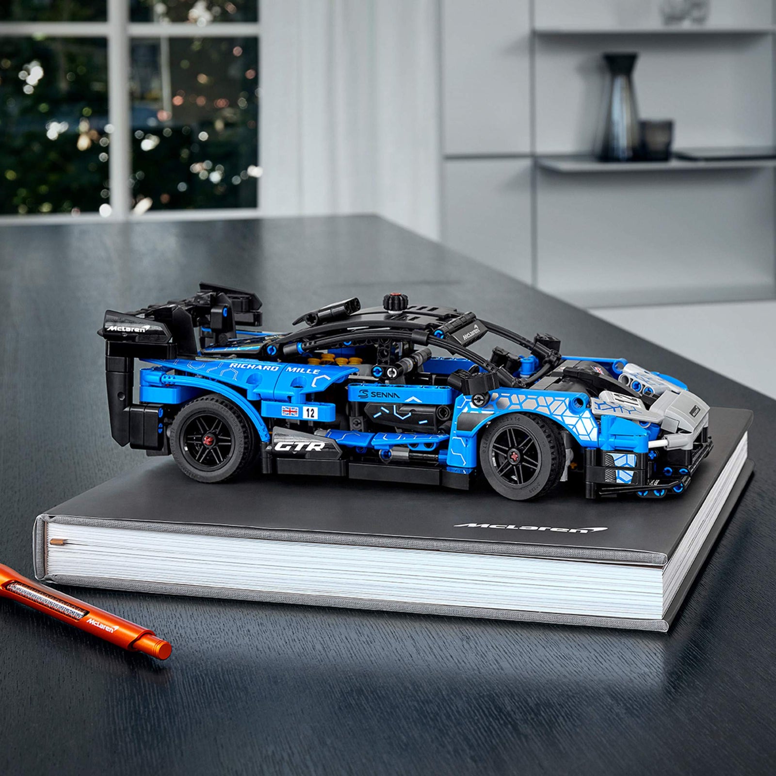 LEGO Technic McLaren Senna GTR 42123 Toy Car Model Building Kit; Build and Display an Authentic McLaren Supercar, New 2021 (830 Pieces)