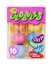 Crayola Globbles 16 Count, Squish & Fidget Toys, Gift for Kids, Age 4, 5, 6, 7, 8
