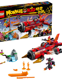 LEGO Monkie Kid Red Son’s Inferno Jet 80019 Building Kit (299 Pieces)
