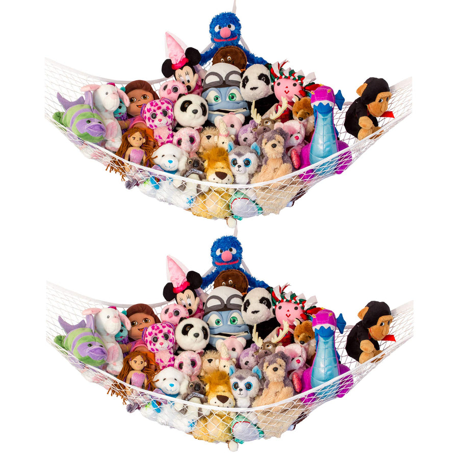 Lilly's Love Stuffed Animal Storage Hammock - Large Pack 2 - "STUFFIE PARTY HAMMOCK"