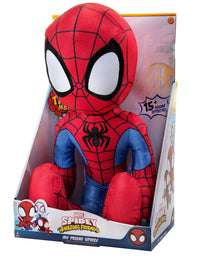 Spidey and His Amazing Friends - My Friend 16” Plush with Sounds - Toys for Kids Ages 3 and Up - Featuring Your Friendly Neighborhood,SNF0050
