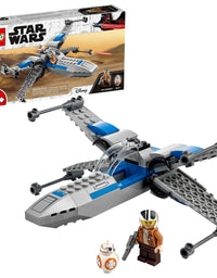 LEGO Star Wars Resistance X-Wing 75297 Building Kit; Awesome Starfighter Building Toy for Kids Aged 4 and Up, Featuring Poe Dameron and BB-8; New 2021 (60 Pieces)
