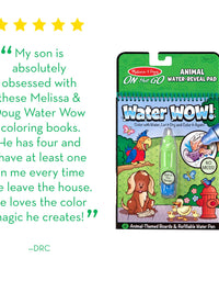 Melissa & Doug On the Go Water Wow! Reusable Water-Reveal Activity Pad - Animals
