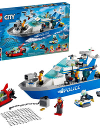 LEGO City Police Patrol Boat 60277 Building Kit; Cool Police Toy for Kids, New 2021 (276 Pieces)
