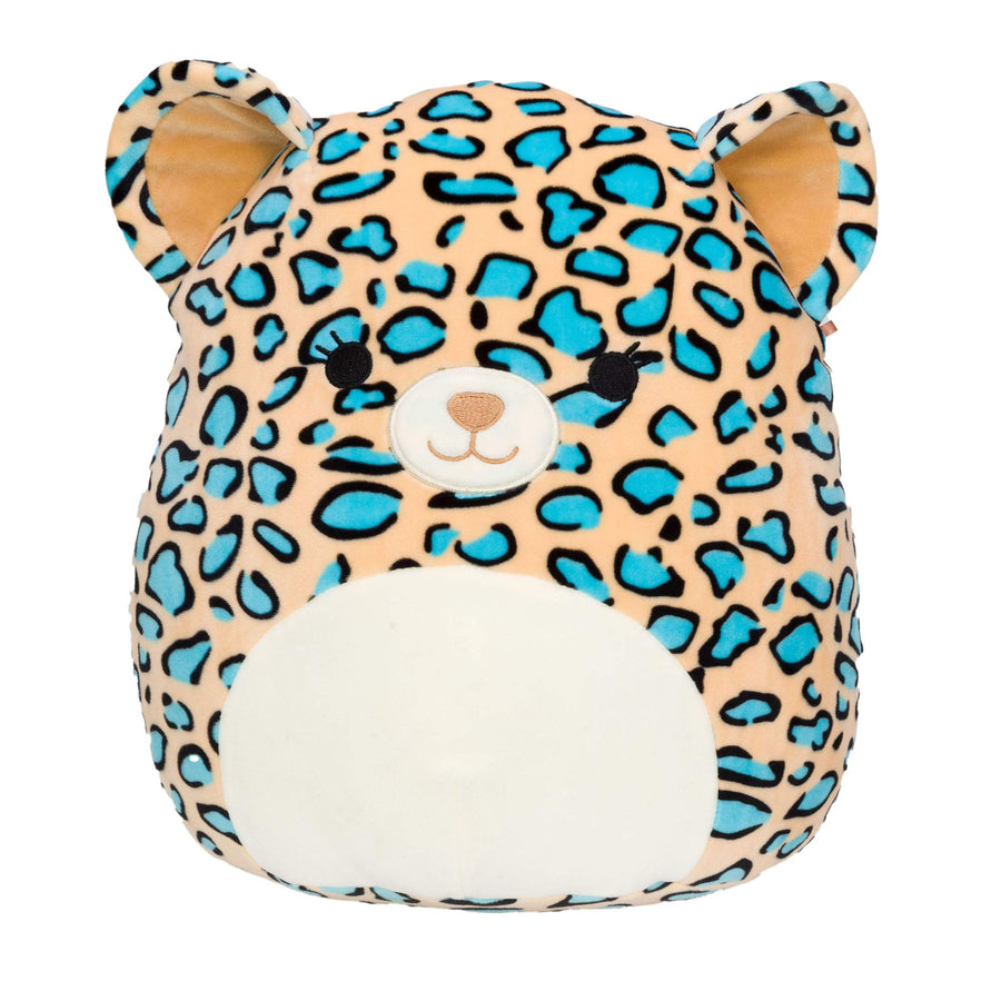 Squishmallow Official Kellytoy Plush 12" Liv The Teal Leopard - Ultrasoft Stuffed Animal Plush Toy