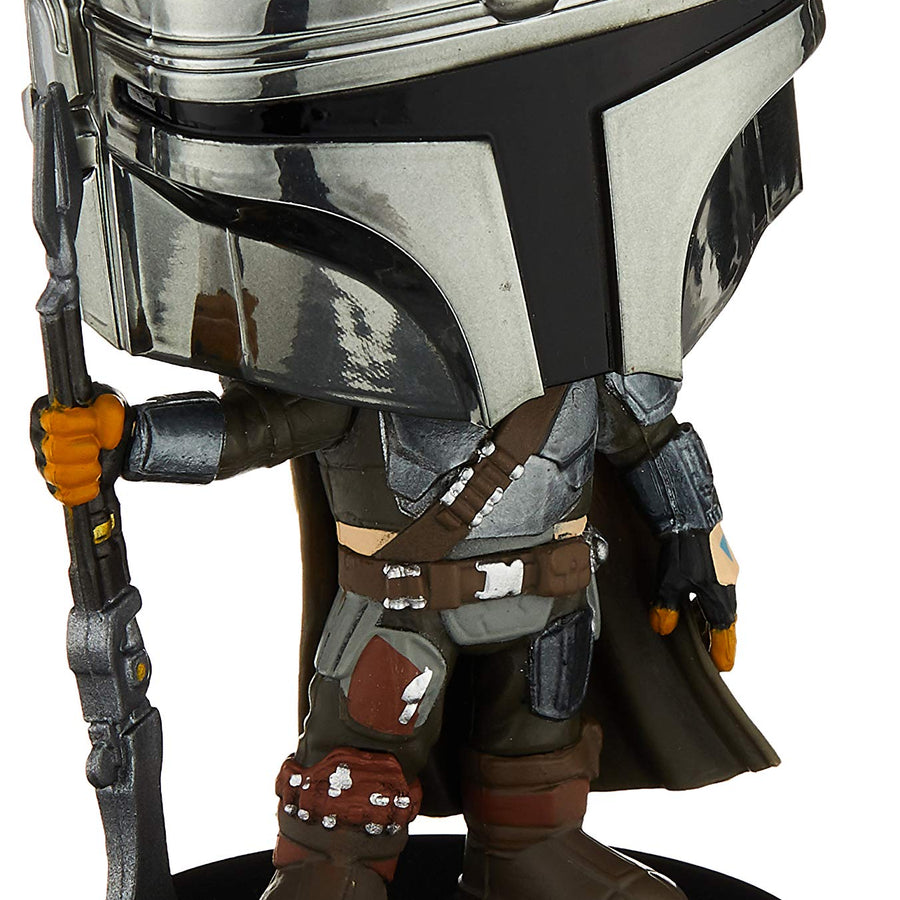 Funko Pop! Star Wars: The Mandalorian - Mandalorian (Chrome), Amazon Exclusive, Multicolor