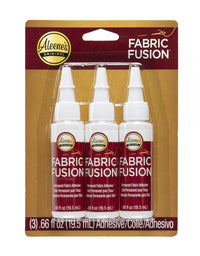 Aleene's 23473 Fabric Fusion Permanent Fabric Adhesive ,Clear,4oz
