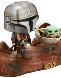 Funko Pop! Moment Star Wars: The Mandalorian - Mandalorian and The Child Vinyl Bobblehead
