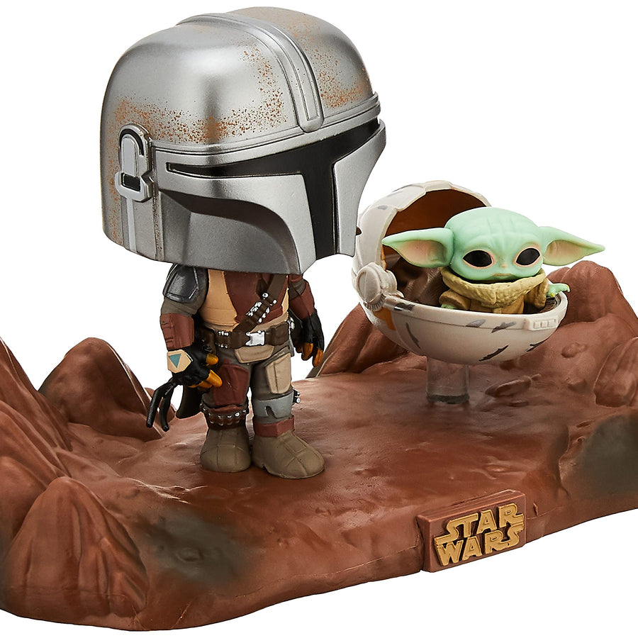 Funko Pop! Moment Star Wars: The Mandalorian - Mandalorian and The Child Vinyl Bobblehead