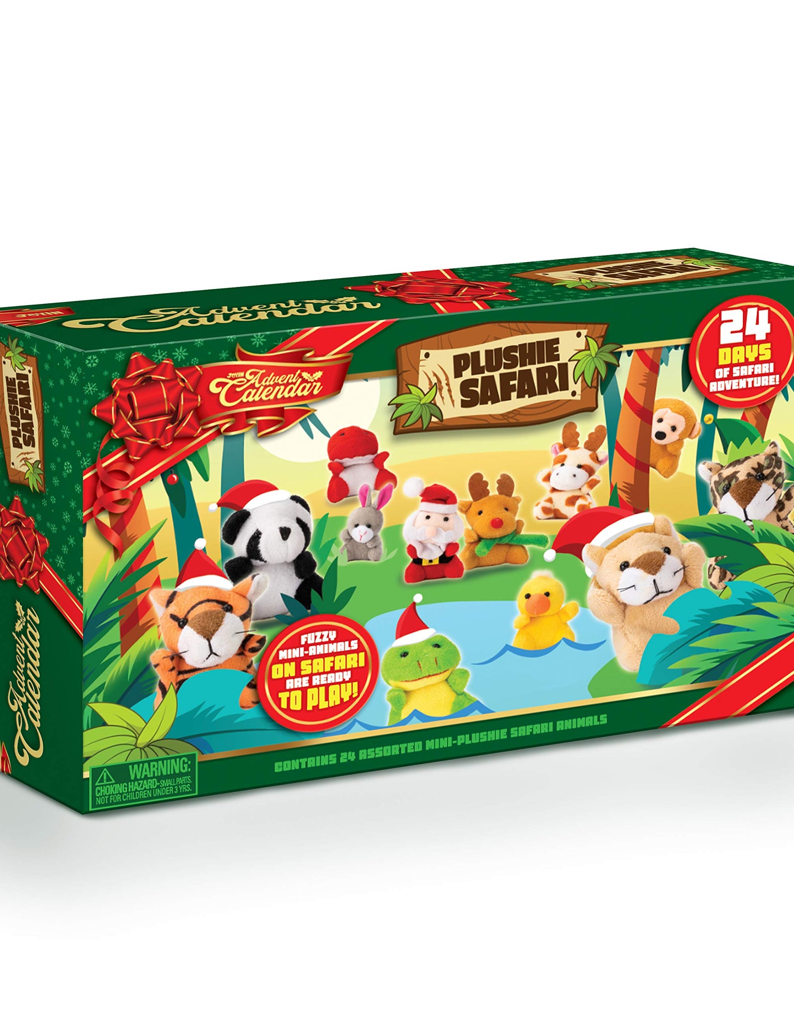 JOYIN 2021 Mini Animal Plush Advent Calendar Christmas 24 Days Countdown Advent Calendar with 24 Animal Plush Toys