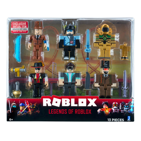 Roblox Action Collection - Legends of Roblox Six Figure Pack [Includes Exclusive Virtual Item]