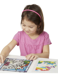 Melissa & Doug Stained Glass Made Easy Craft Kit - Unicorn
