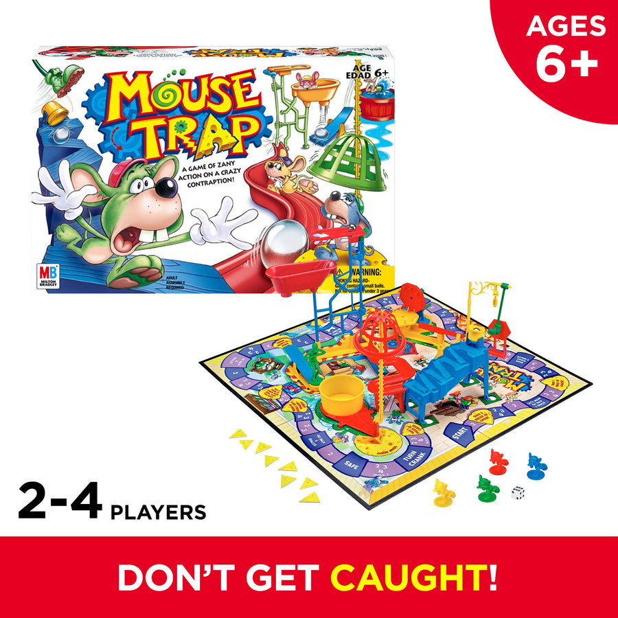 Hasbro Gaming Mouse Trap Board Game For Kids Ages 6 and Up (Amazon Exclusive)