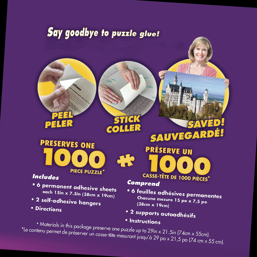 Puzzle Presto! Peel & Stick Puzzle Saver: The Original and Still the Best Way to Preserve Your Finished Puzzle!
