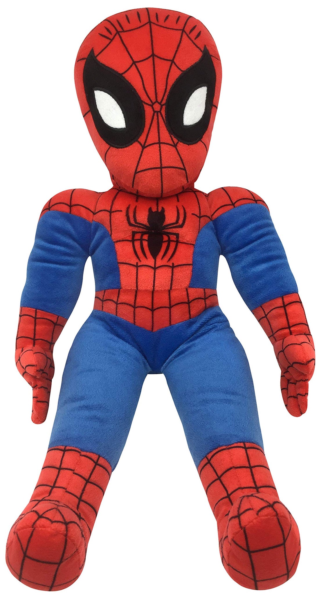 Jay Franco Marvel Super Hero Adventures Toddler Spiderman Plush Stuffed Pillow Buddy - Super Soft Polyester Microfiber, 20 inch (Official Marvel Product)