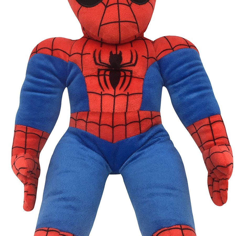 Jay Franco Marvel Super Hero Adventures Toddler Spiderman Plush Stuffed Pillow Buddy - Super Soft Polyester Microfiber, 20 inch (Official Marvel Product)