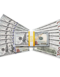 RUVINCE Play Money for Kids Prop Money 100 Dollar Bills 100X100 Pcs Size : 6.14x2.59 in Prop Money Magician Porp,Movie Props
