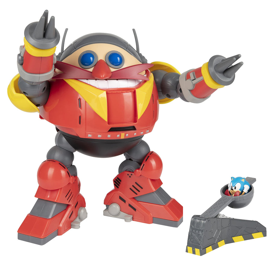 Sonic The Hedgehog Giant Eggman Robot Battle Set with Catapult - 30th Anniversary