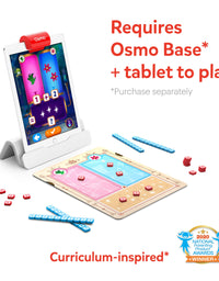 Osmo - Math Wizard and the Magical Workshop for iPad & Fire Tablet - Ages 6-8/Grades 1-2 - Addition & Subtraction - Curriculum-Inspired - STEM Toy (Osmo Base Required)
