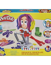 Play-Doh Crazy Cuts Stylist Hair Salon Pretend Play Toy for Kids 3 Years and Up with 8 Tri-Color Cans, 2 Ounces Each, Non-Toxic
