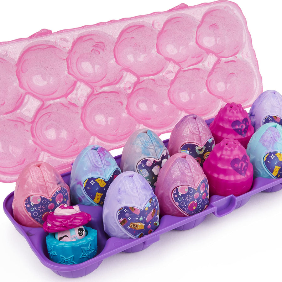 Hatchimals CollEGGtibles, Cosmic Candy Limited Edition Secret Snacks 12-Pack Egg Carton, Girl Toys, Girls Gifts for Ages 5 and up
