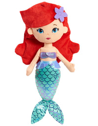 Disney Princess So Sweet Princess Ariel, 13.5-Inch Plush with Red Hair, The Little Mermaid, by Just Play
