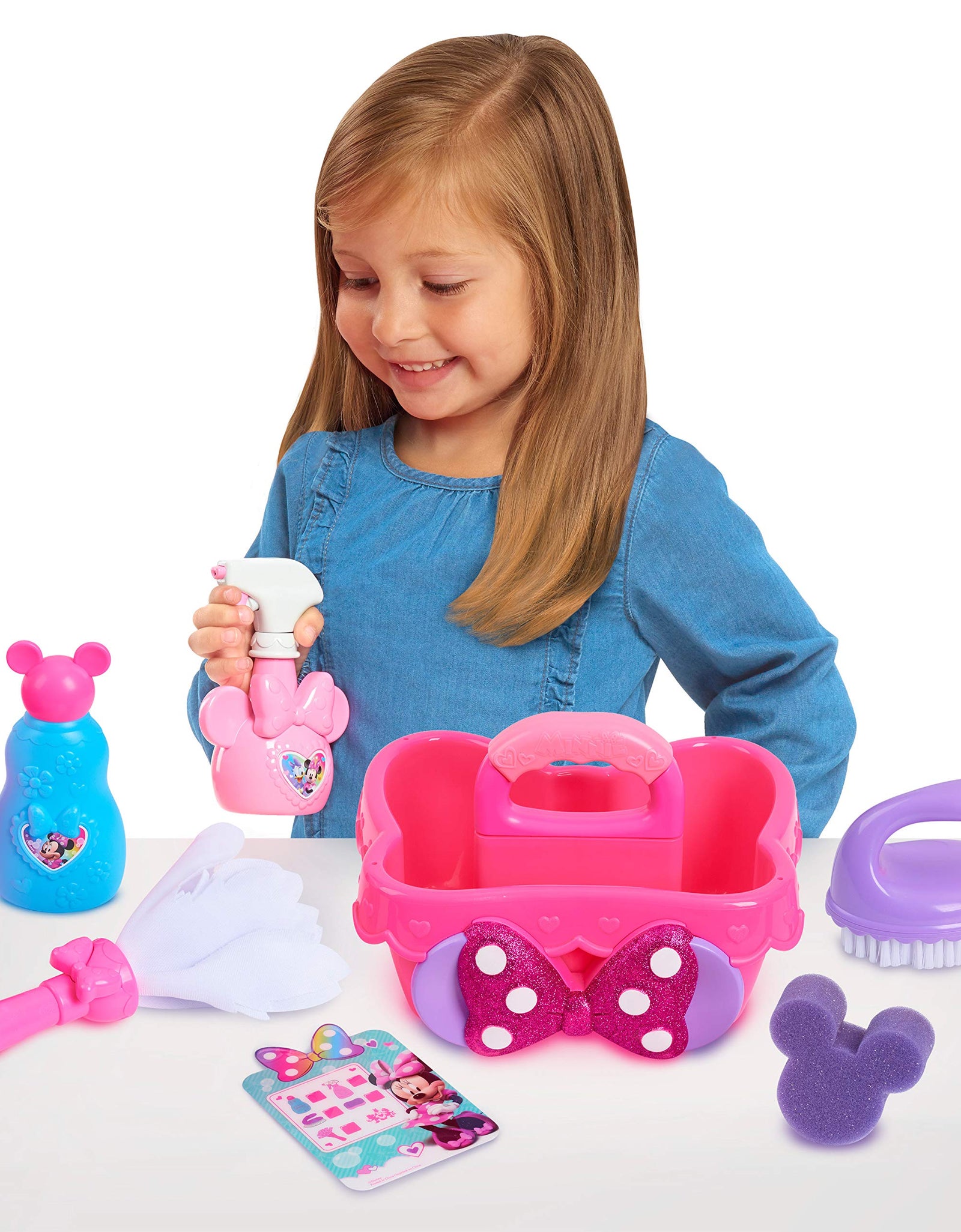 Minnie's Happy Helpers Sparkle N' Clean Caddy, by Just Play