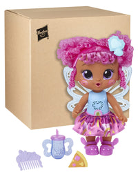 Baby Alive GloPixies Doll, Gabi Glitter, Glowing Pixie Doll Toy for Kids Ages 3 and Up, Interactive 10.5-inch Doll Glows with Pretend Feeding (Amazon Exclusive)
